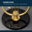 Horloge de luxe or