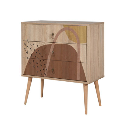 80 cm W Chest of 3 Drawers