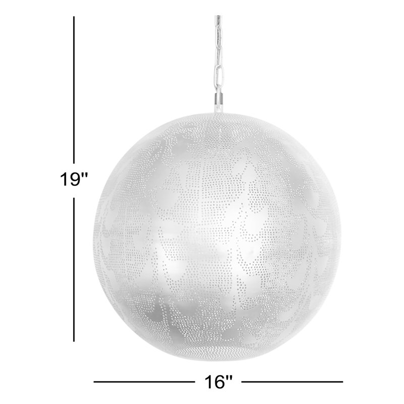 Luminaire suspendu sphère 1 lumière Joshwan