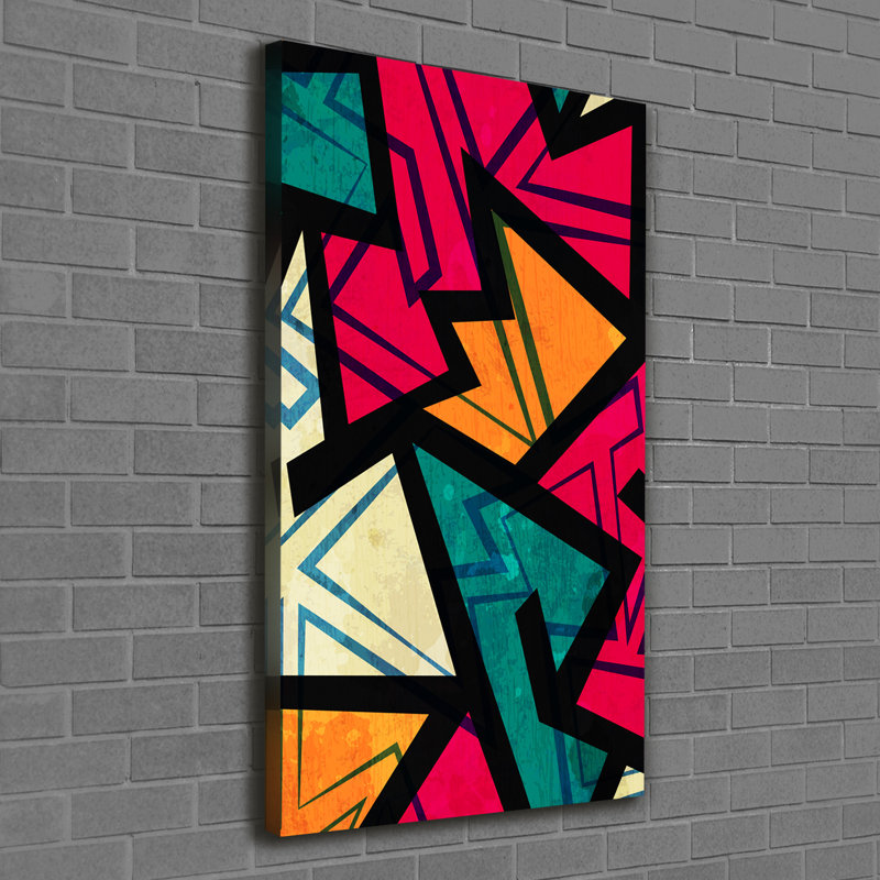 Geometric Background - Wrapped Canvas Print