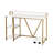 Techni Mobili Industrial Writing Desk, Gold