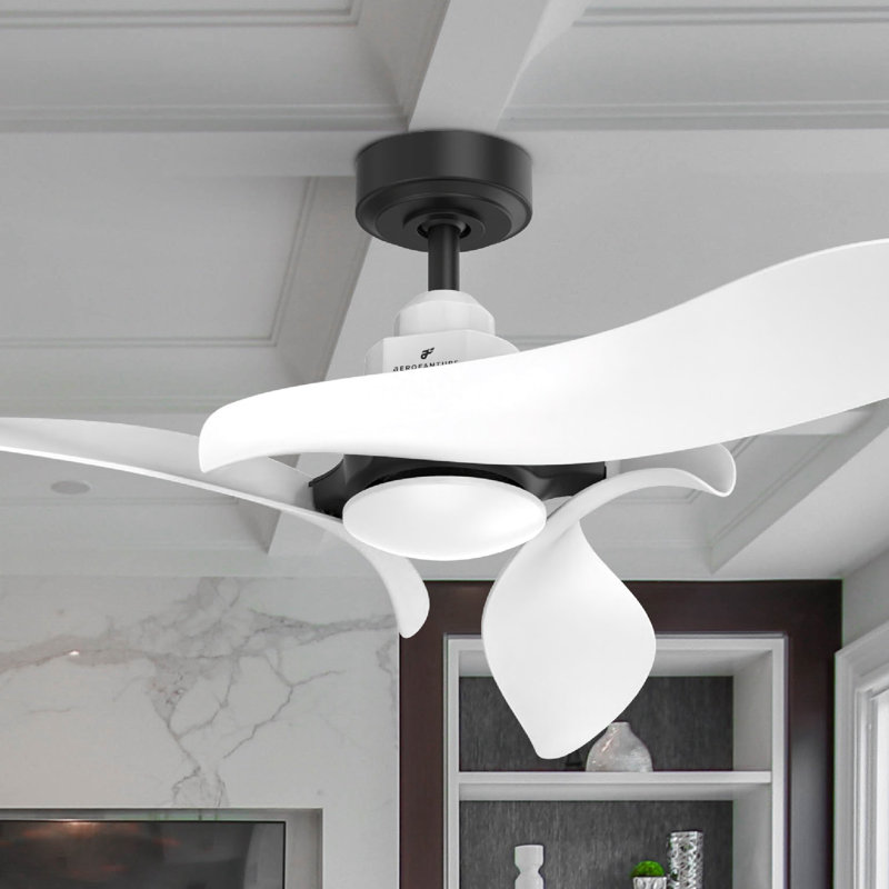54" 3 - Blade Ceiling Fan With LED Lights And Remote Control Included