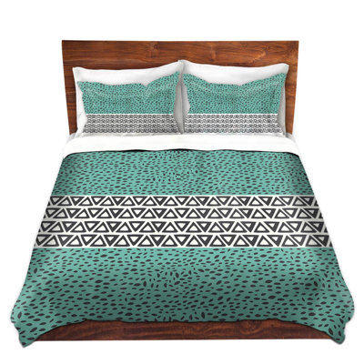 Polyester Geometric Shapes Duvet Cover