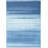 Abstract Machine Washable Polyester/Cotton Area Rug in Blue-89258305