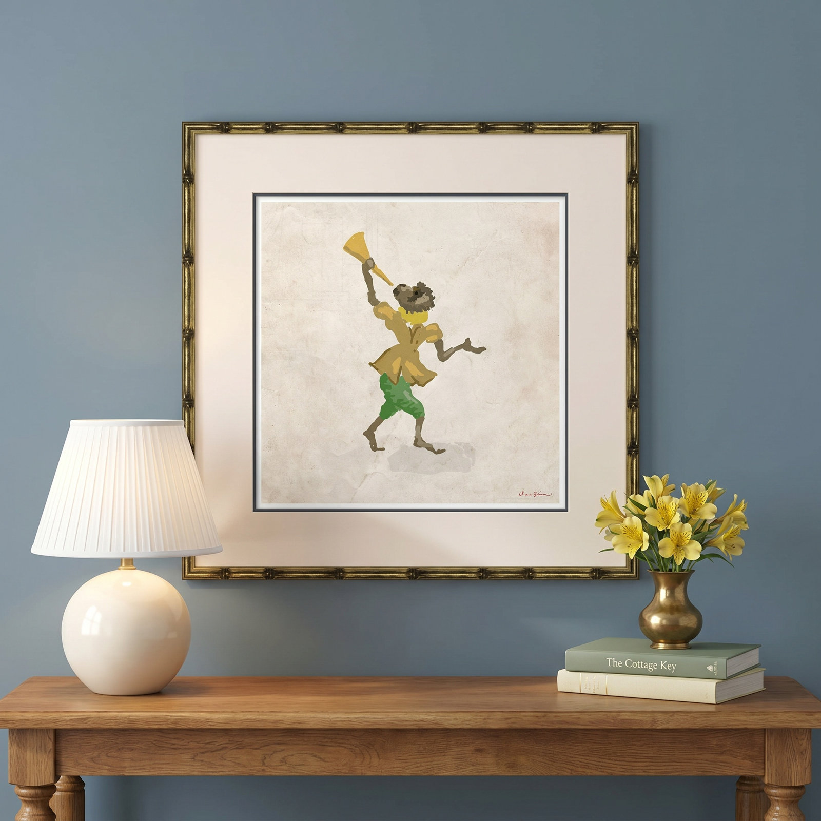 Dana Gibson "Horn" Print