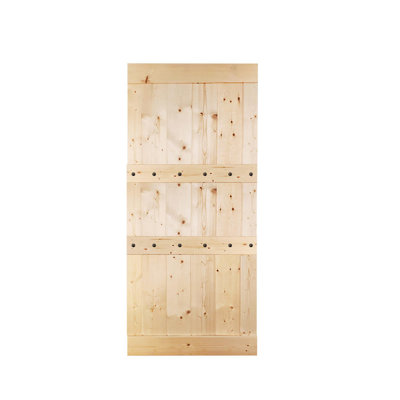 Calhome 84 in. H Barn Door