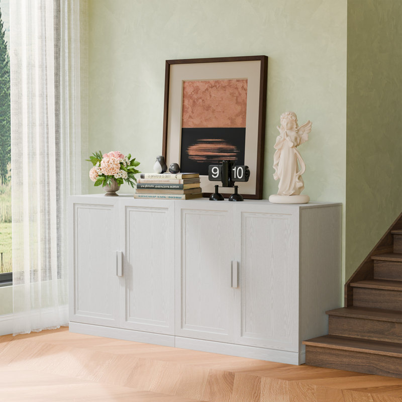 Buffet 31 po H, H 31 po x l 62 po x P 16 po, Blanc