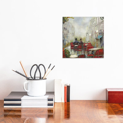 Paris CafÃ© - Wrapped Canvas Painting