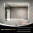 48" X 30" LED Bathroom Mirror With Dimmable Light Anti-Fog Lighted Vanity Mirror With 3 Color Modes, IP44 Waterproof Horizontal/Vertical Mount-1738328667