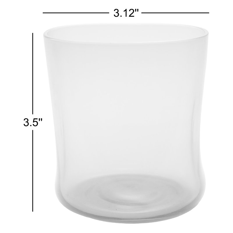 12-Ounce Soda Indented Drinking Glass