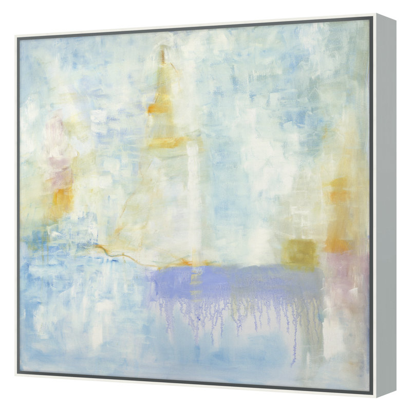 Regatta 2 Print by Sheryl Westergreen, 30" H x 30" W, White Framed