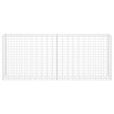 Elson Gabion Basket Galvanised Steel 85x30x200 cm