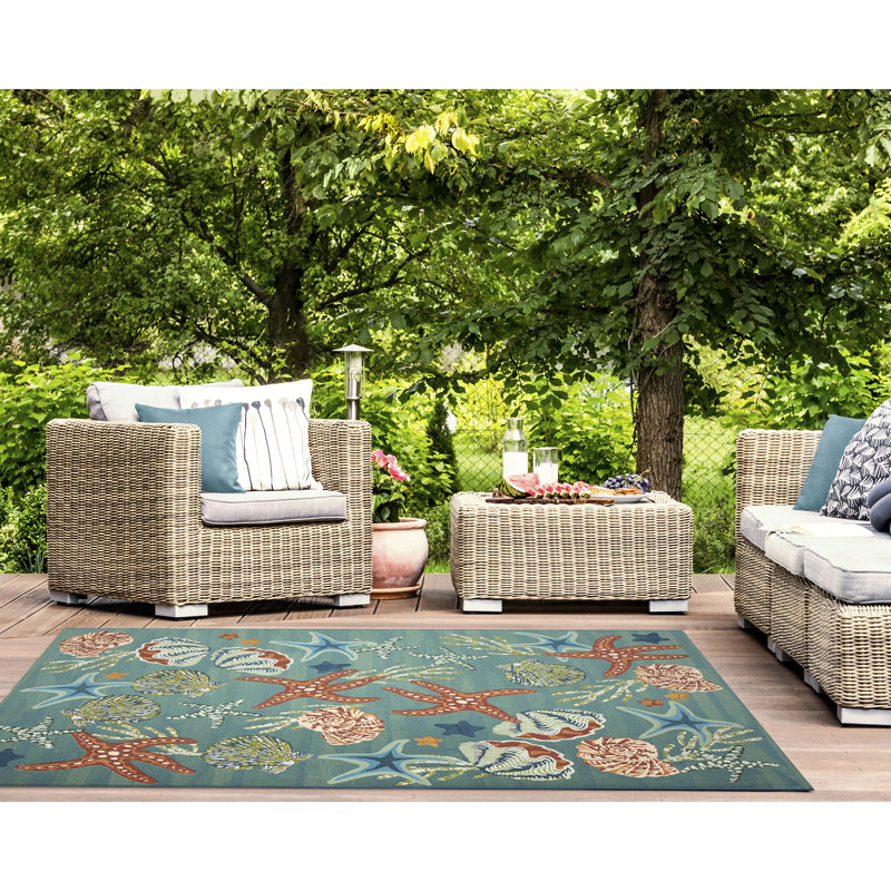 Cecilio Indoor / Outdoor Rug, Rectangle 8'10" x 11'9"