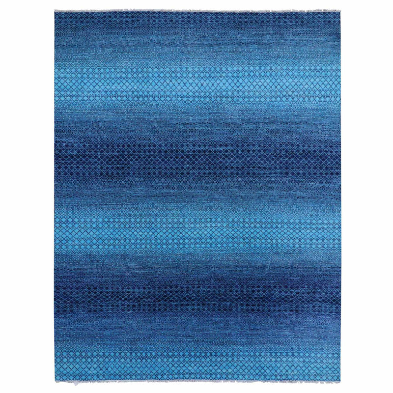 Sawda One-of-a-Kind Rectangle 9'1" X 11'8" New Age Area Rug in