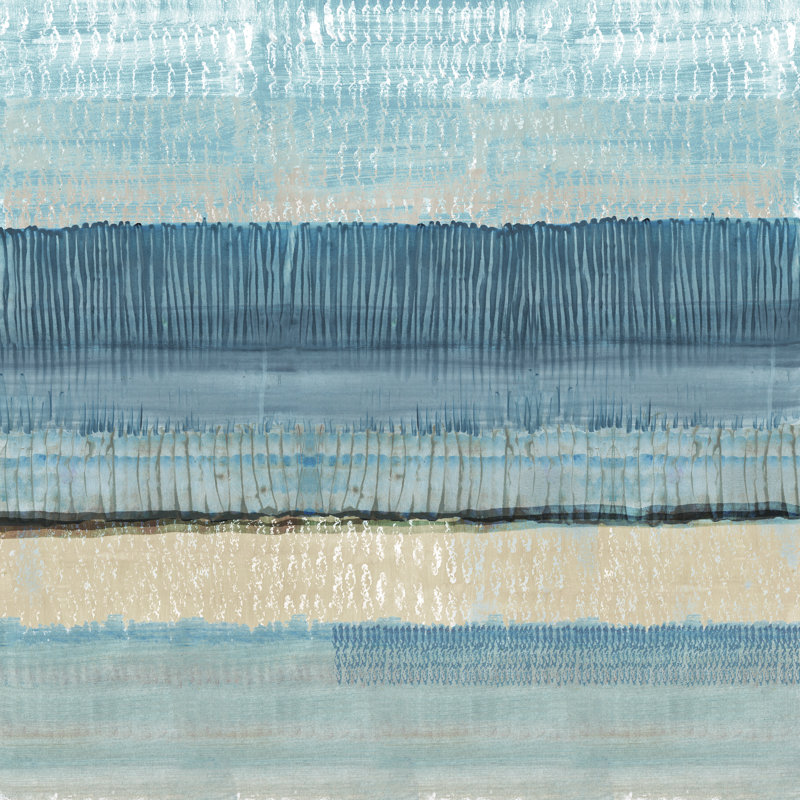 Dreams In Blue I by Flora Kouta - Wrapped Canvas Painting, 76cm H x 76cm W