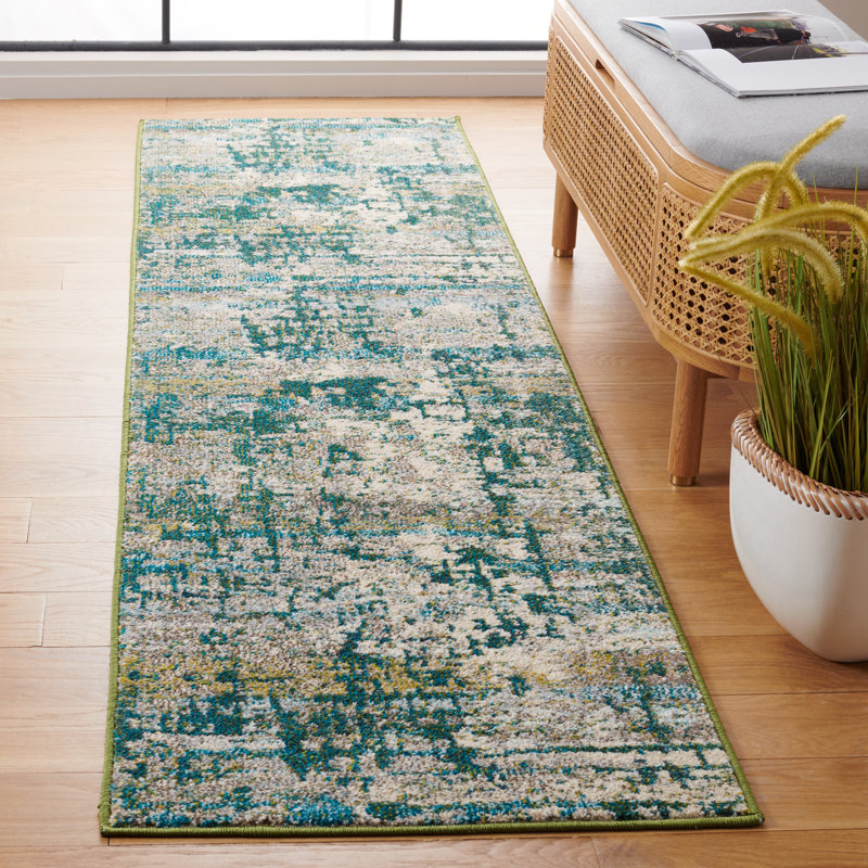 Madison Performance Abstract Rug, Runner 2'2" x 8'
