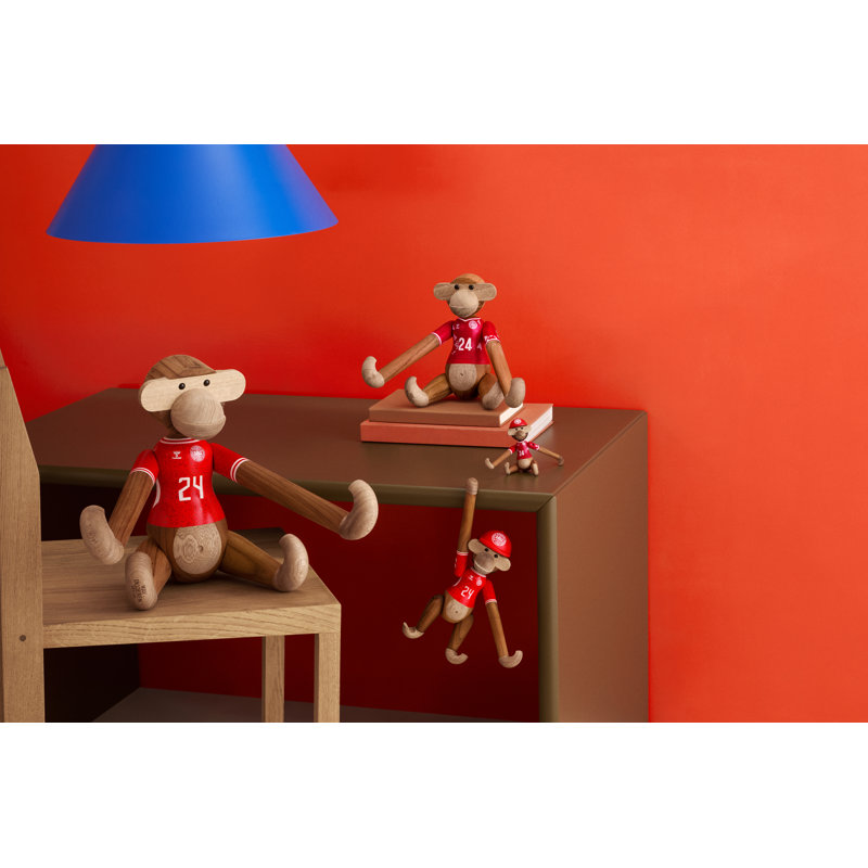 Cap X DBU Monkey Red, 0.6" H x 1.6" W x 1.2" D