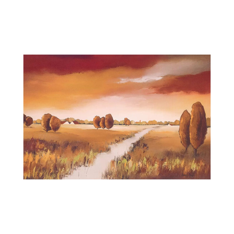 Down The River I by Hans Paus - Wrapped Canvas Gallery-Wrapped Canvas Giclée, 20.32 cm H x 30.48 cm W