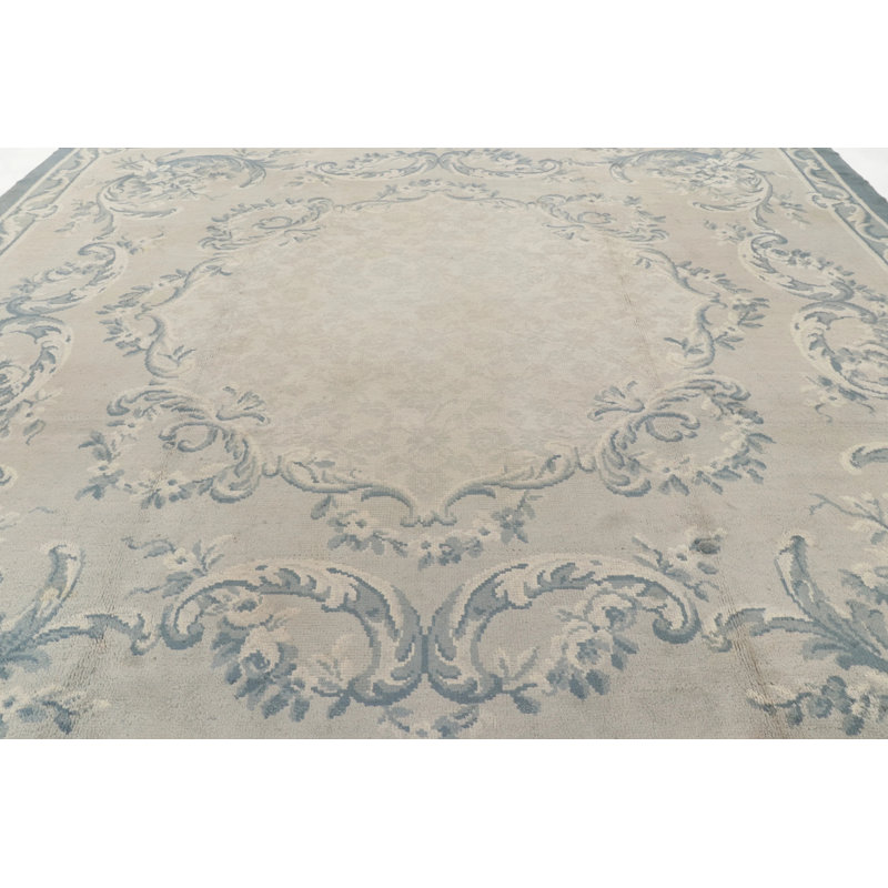 Antique One-of-a-Kind 12'10x13'9 Hand Knotted Area Rug