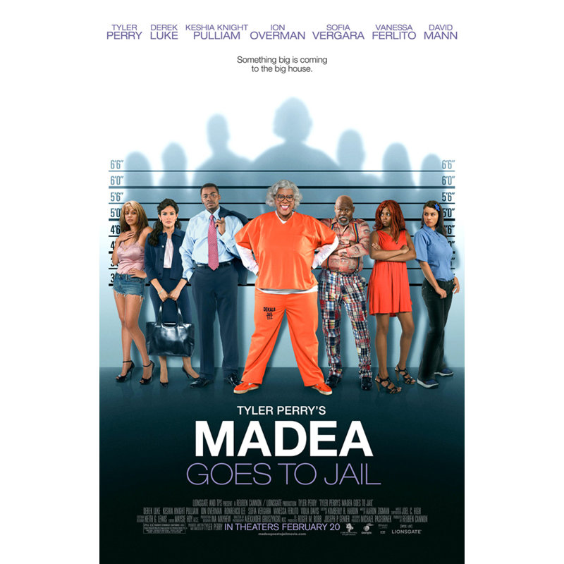 Madea va en prison, H 18 po x l 12 po
