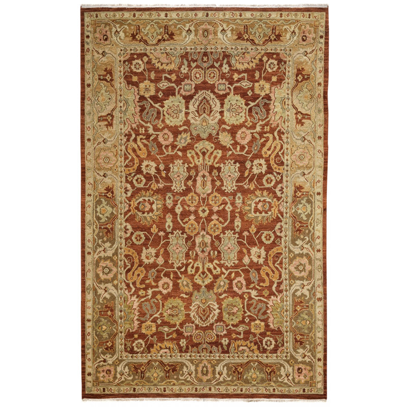 Shuaib Wool Oriental Indoor Rug