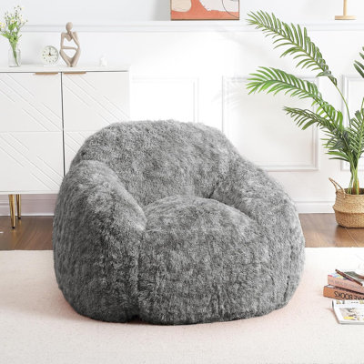 Faux Fur Bean Bag Chair