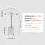 Table d'appoint transparente, table de chevet