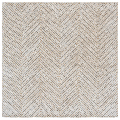 Glamour Hand Tufted Chevron Indoor Rug