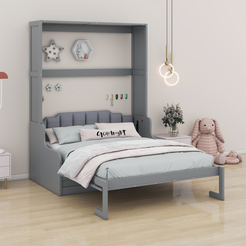 Lit escamotable Etzio, Gris
