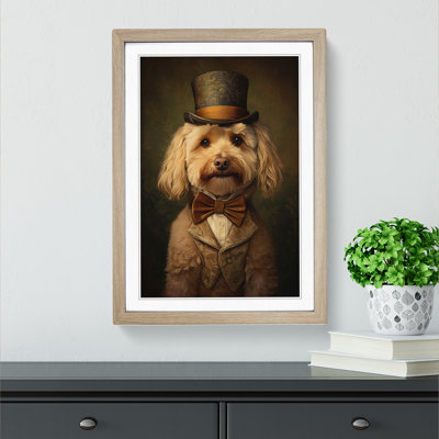 Cockapoo Victorian Framed Print