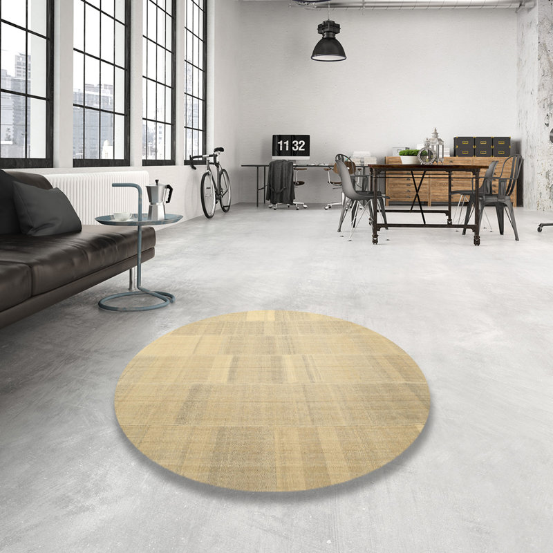 Tapis de zone rouge/noir/vert, Rond 4 pi