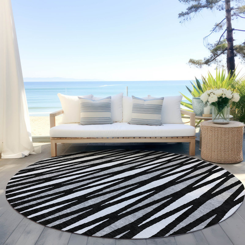 Malek Area Rug, Round 8'