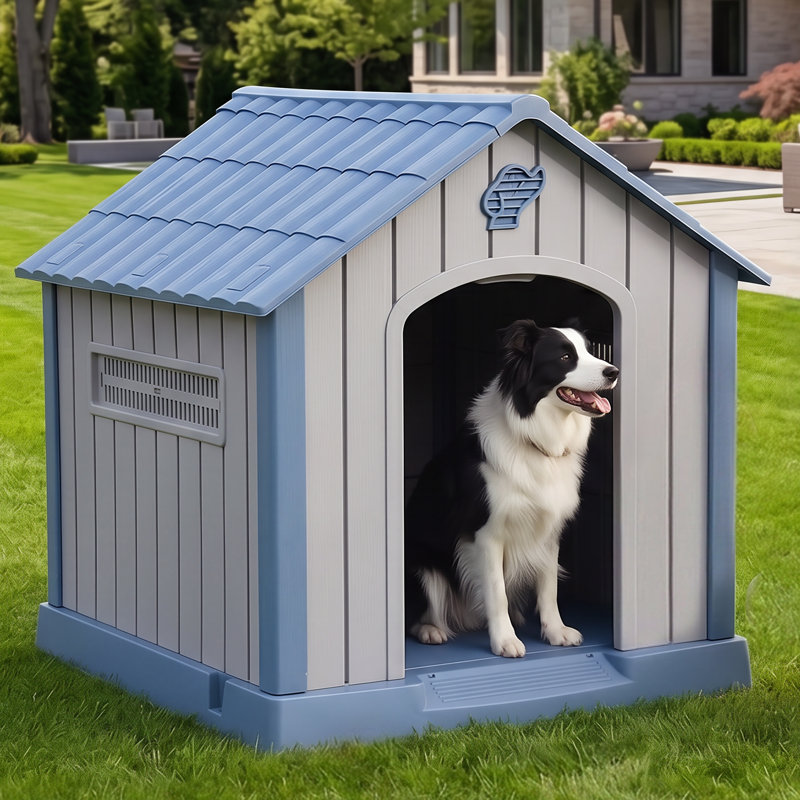 Niche pour chien Shelia, H 32 po x l 30,9 po x P 34,5 po, Blue