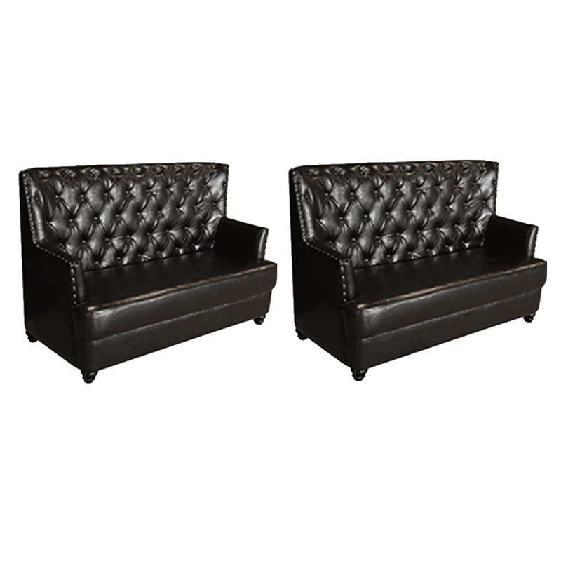 Banc de café de style européen, Noir