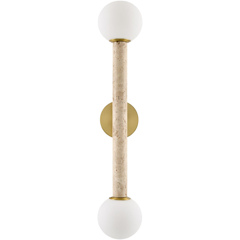 Appa Novick Wall Sconce, Brass 