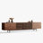 Roanoke 94.48 Inch Extra Long TV Stand for 100 Inch TV Slatted Media Console Entertainment Center with Storage Walnut