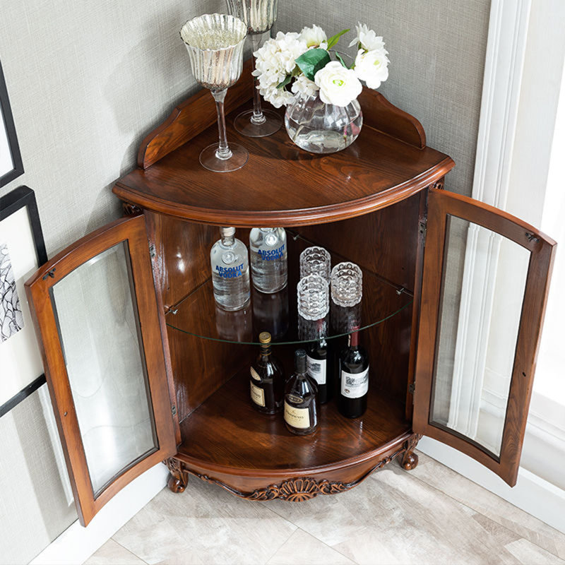 Armoire de coin 19,69 po, H 42,91 po x l 19,69 po x P 19,69 po