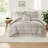 Piece Queen Bedding Sets, Polyester Jacquard Farmhouse Style For Home