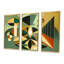 Ensemble de reproductions d'art géométriques invocations rétro-874015376-874015377