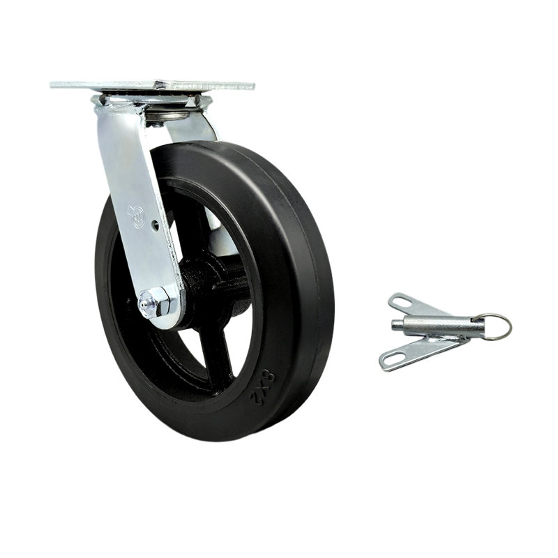 Rubber on Steel Caster