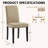 Fabric Upholstered Dining Chairs with Solid Wood Legs-946350162