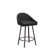 Aoibh Swivel Upholstered Counter Stool with Metal Frame