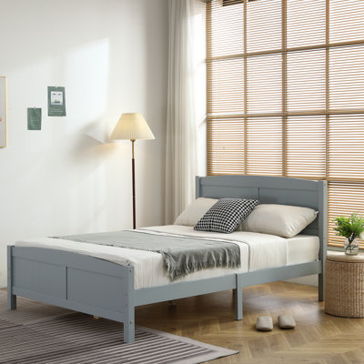 Lit en bois massif Heffron