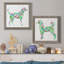 Tapisserie Labrador - ensemble de 2 peintures sur toile encadrées-1488167215-1488167208