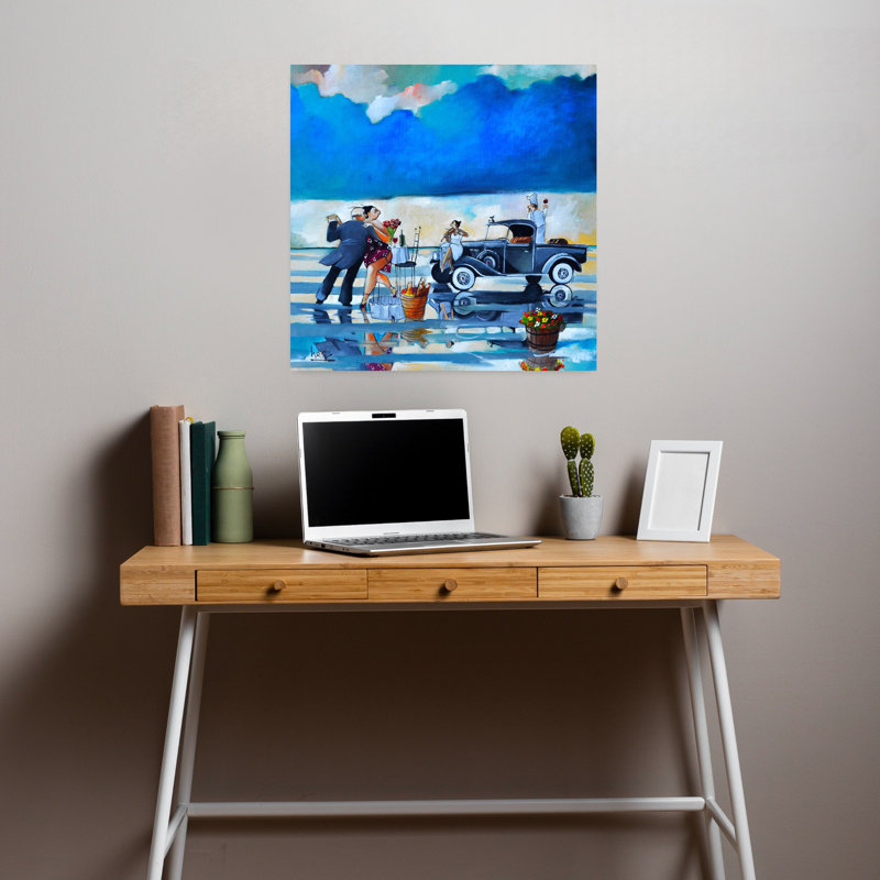 Art de fleur de mer rétro «Night Night», H 18 po x l 18 po