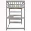 Lit mezzanine simple avec bureau intégré Harsimrat