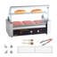 VEVOR Hot Dog Roller with Glass Lid