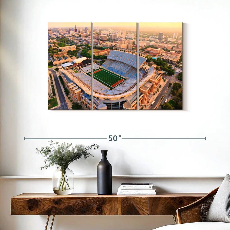 Lilie University Of Texas Stadium, 24" H x 38" W