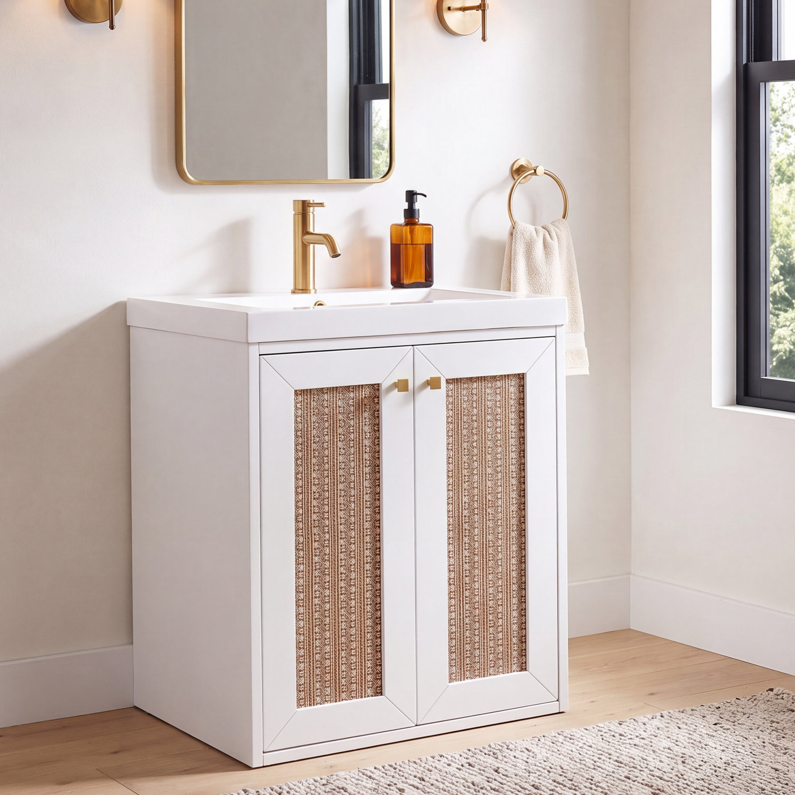 Chianti 24" Single Bathroom Vanity, Glossy White