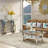 Jasan 43.3'' Modern Mirror Console Table